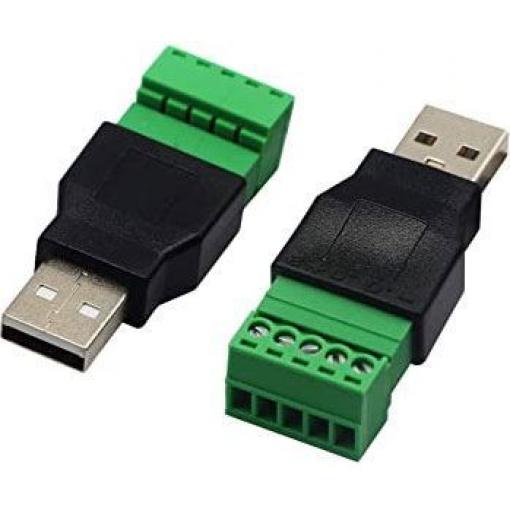 USB konektor A se svorkovnicí h_d855