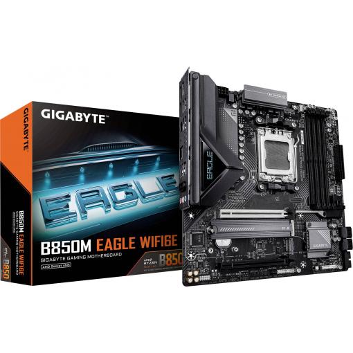 Gigabyte B850M Eagle WiFi6E Základní deska Socket (PC) AMD AM5 Tvarový faktor Micro-ATX Čipová sada základní desky AMD® B850