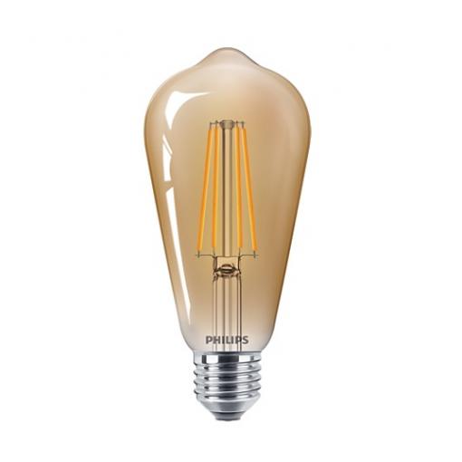 LED žárovka Philips E27 Classic ND 5,5-48W ST64 E27 825 GOLD