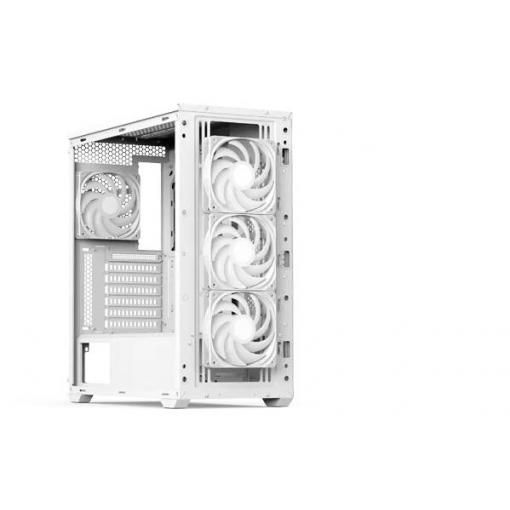 AeroCool D501A-G-WT-V2 midi tower PC skříň bílá