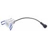 Sygonix SY-6737556 vestavné svítidlo, třída F (A - G), LED, LED, 28.7 W, stříbrná, sada 10 ks