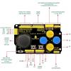 Joystick Shield pro Arduino, analogový gamepad h_m520d