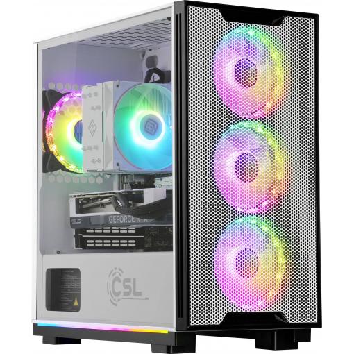 CSL Computer Gaming PC M12570H AMD Ryzen 5 8400F 4.7 GHz 32 GB RAM 1000 GB SSD Nvidia GeForce RTX™ 5070 12 GB GDDR7 Win 11 Home 95593