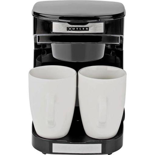 Butler 16100129 kávovar černá, stříbrná s funkcí filtrování kávy