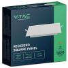 V-TAC 10486 VT-61018 LED panel, třída F (A - G), LED, 18 W, bílá