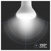 V-TAC 23898 LED Energetická třída (EEK2021) F (A - G) E27 Svítidlo, standardní 8.5 W = 60 W přírodní bílá (Ø x v) 63 mm x 100 mm nestmívatelné 1 ks