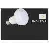 V-TAC 23898 LED Energetická třída (EEK2021) F (A - G) E27 Svítidlo, standardní 8.5 W = 60 W přírodní bílá (Ø x v) 63 mm x 100 mm nestmívatelné 1 ks