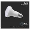 V-TAC 23897 LED Energetická třída (EEK2021) F (A - G) E27 Svítidlo, standardní 8.5 W = 60 W teplá bílá (Ø x v) 63 mm x 100 mm nestmívatelné 1 ks