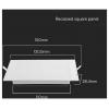 V-TAC 10482 VT-61006 LED panel, třída E (A - G), SMD LED, 6 W, bílá