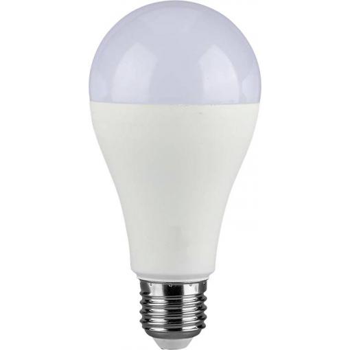 V-TAC 214455 LED Energetická třída (EEK2021) F (A - G) E27 klasická žárovka 15 W = 100 W bílá (Ø x v) 65 mm x 134 mm nestmívatelné 1 ks