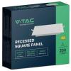 V-TAC 10479 VT-61003 LED panel, třída E (A - G), LED, 3 W, bílá