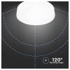 V-TAC 23902 LED Energetická třída (EEK2021) F (A - G) GX53 Svítidlo, standardní 6.4 W = 45 W přírodní bílá (Ø x d) 79 mm x 79 mm nestmívatelné 1 ks