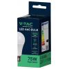 V-TAC 217349 LED Energetická třída (EEK2021) F (A - G) E27 klasická žárovka 10.5 W přírodní bílá (Ø x v) 60 mm x 110 mm 1 ks