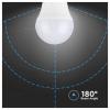 V-TAC 217408 LED Energetická třída (EEK2021) F (A - G) E27 klasická žárovka 4.5 W = 40 W přírodní bílá (Ø x v) 46 mm x 82 mm 1 ks