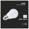 V-TAC 217408 LED Energetická třída (EEK2021) F (A - G) E27 klasická žárovka 4.5 W = 40 W přírodní bílá (Ø x v) 46 mm x 82 mm 1 ks