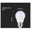V-TAC 217408 LED Energetická třída (EEK2021) F (A - G) E27 klasická žárovka 4.5 W = 40 W přírodní bílá (Ø x v) 46 mm x 82 mm 1 ks