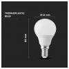 V-TAC 2142521 LED Energetická třída (EEK2021) F (A - G) E14 klasická žárovka 4.5 W bílá (Ø x v) 46 mm x 82 mm 1 ks
