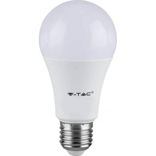 V-TAC 217262 LED Energetická třída (EEK2021) F (A - G) E27 klasická žárovka 8.5 W = 60 W bílá (Ø x v) 60 mm x 108 mm 1 ks