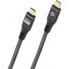 Oehlbach Kabel USB-C USB-C ® zástrčka 3 m antracitová stínění pletivem, 8K UHD D1C9370
