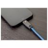 Oehlbach Kabel USB-C USB-C ® zástrčka 1 m petrolejová stínění pletivem, pozlacené kontakty D1C9566