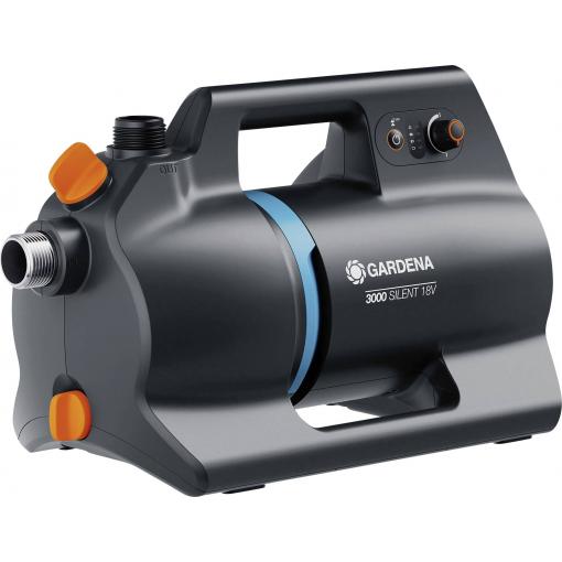 GARDENA Akku-Gartenpumpe 3000 Silent 18V P4A solo aku zahradní čerpadlo 3000 l/h 30 m