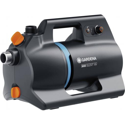 GARDENA Akku-Gartenpumpe 3000 Silent 18V P4A Ready-To-Use Set aku zahradní čerpadlo 3000 l/h