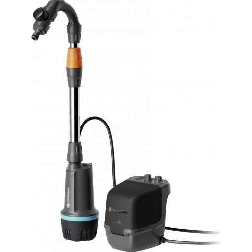 GARDENA Akku-Regenfasspumpe 2400 ComfortAutomatic 18V P4A solo přístroje využívající dešťovou vodu 2400 l/h 1.8 m