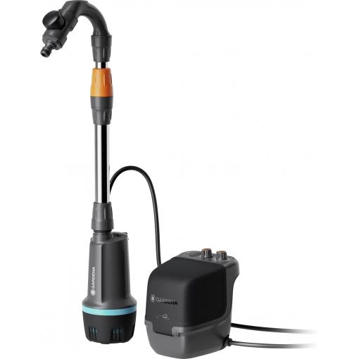GARDENA Akku-Regenfasspumpe 2400 ComfortAutomatic 18V P4A Ready-To-Use Set přístroje využívající dešťovou vodu 2400 l/h 1.8 m