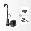 GARDENA Akku-Regenfasspumpe 2600 Comfort 18V P4A Ready-To-Use Set přístroje využívající dešťovou vodu 2600 l/h 1.8 m