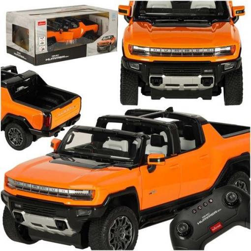RC auto Rastar Hummer EV 1:16, oranžové, 2 režimy