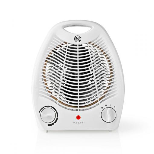 Ventilátor s topným tělesem 1000/2000 W, bílá barva  HTFA13CWT