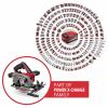 Einhell TE-CS 18/150-2 Li - Solo aku ruční kotoučová pila, max. řez 49 mm, 18 V, 4331235