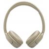 JBL Tune 530 sluchátka otevřená (On Ear) Bez kabelu, Bluetooth® béžová Redukce šumu mikrofonu headset telefon