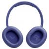 JBL Tune 730BT sluchátka uzavřená (Over Ear) Bez kabelu, Bluetooth® modrá složitelná, regulace hlasitosti
