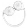 JBL Tune 530 sluchátka otevřená (On Ear) Bez kabelu, Bluetooth® bílá Redukce šumu mikrofonu složitelná telefon