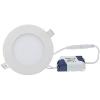 Podhledové LED světlo 120 mm, 6 W, 4000 K, vestavné, bílé