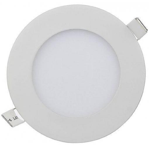 Podhledové LED světlo 120 mm, 6 W, 4000 K, vestavné, bílé