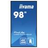 Iiyama 98 3840x2160, UHD IPS panel, Haze 25%, displej Digital Signage Energetická třída (EEK2021): F (A - G) 247.7 cm 97.5 palec 3840 x 2160 Pixel 24/7