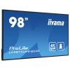 Iiyama 98 3840x2160, UHD IPS panel, Haze 25%, displej Digital Signage Energetická třída (EEK2021): F (A - G) 247.7 cm 97.5 palec 3840 x 2160 Pixel 24/7