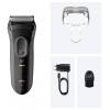Braun Braun Rasierer Series 3 3000 Black/Grey holicí strojek na tvář šedá