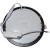Podhledové LED světlo 12 W, 170 mm, 4000 K, vestavné, černé