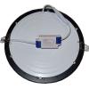 Podhledové LED světlo 18 W, 225 mm, 3000 K, vestavné, černé