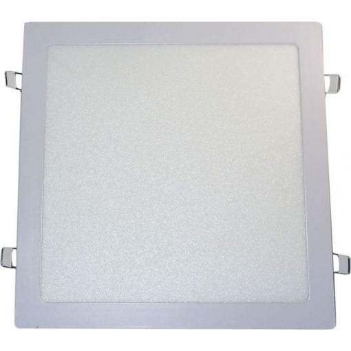 Podhledové LED svítidlo 30 W, 290 × 290 mm, 3000 K, vestavné, bílé