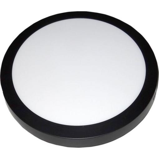 Podhledové LED svítidlo 24 W, 300 mm, 4000 K, 230 V, černé