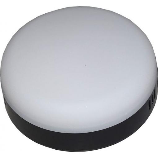Podhledové světlo LED 18 W, průměr 125 mm, 6500 K, 230 V, černé