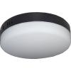 Podhledové LED svítidlo 24 W, průměr 175 mm, 4000 K, 230 V, černé