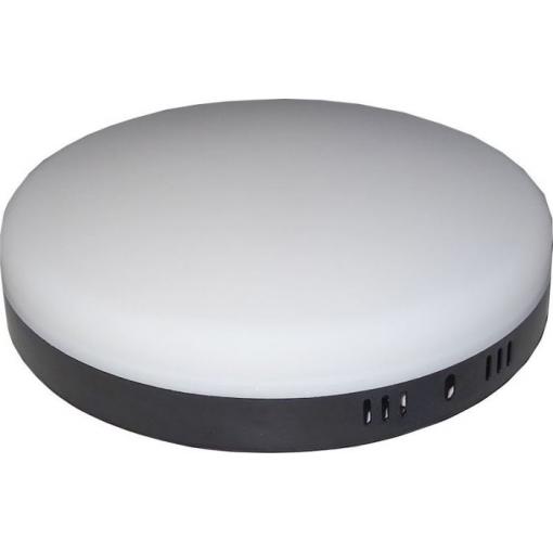 Podhledové LED svítidlo 32 W, průměr 225 mm, 3000 K, černé