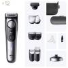 Braun Braun BT9560 Beardtrimmer Series 9 zastřihovač vousů, přesný zastřihovač omyvatelný černá, stříbrná