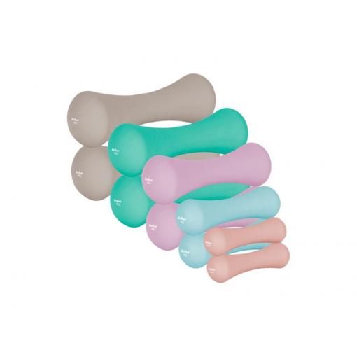 Sada činek z litiny a neoprenu REBEL RBA-2329-S 2x0,5kg+2x1kg+2x2kg+2x3kg+2x4kg