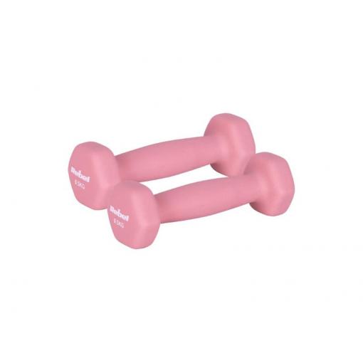 Sada činek z litiny a neoprenu HEX REBEL RBA-2330-0.5 2x0,5kg
